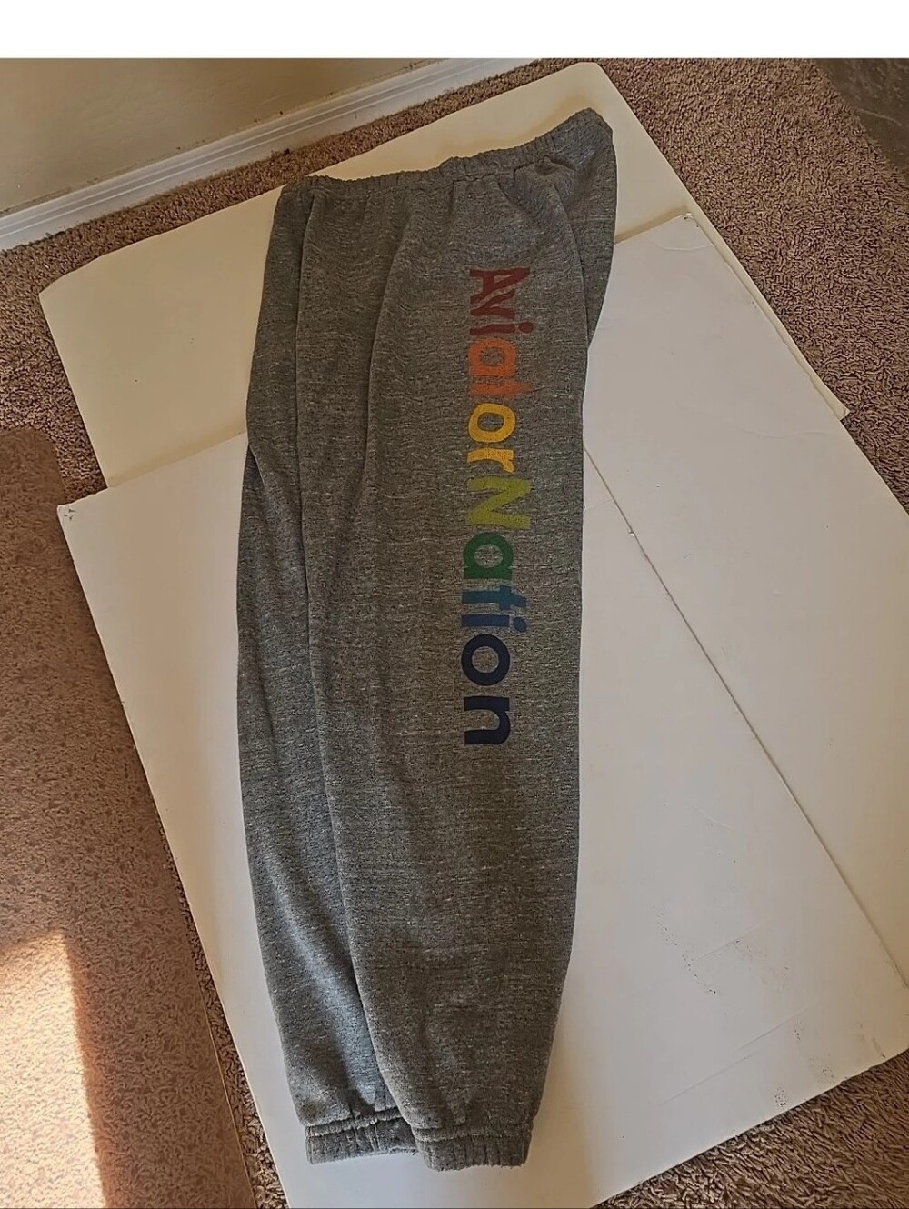 Aviator Nation Womens Size XL Logo Joggers - Picture 5 of 9